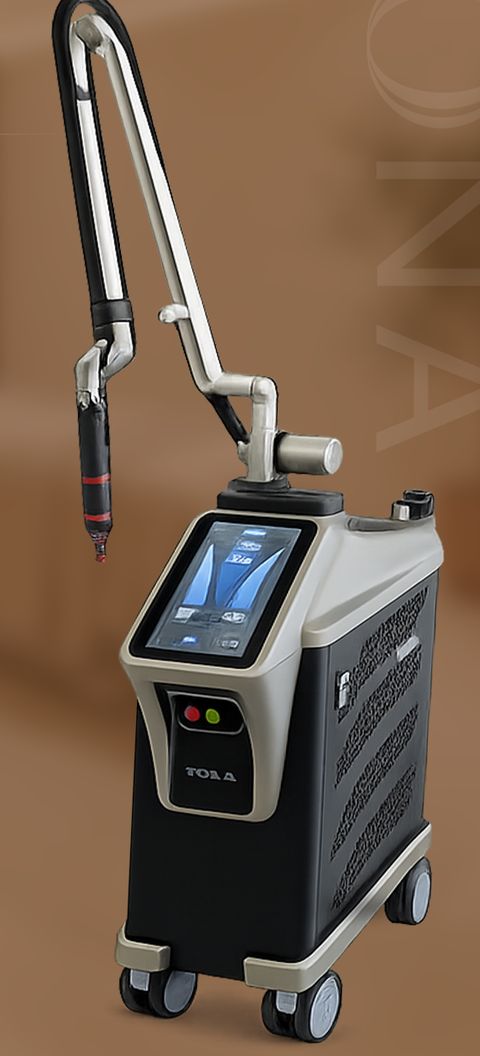 Q-Switched laser used for pigmentation and tattoo removal
